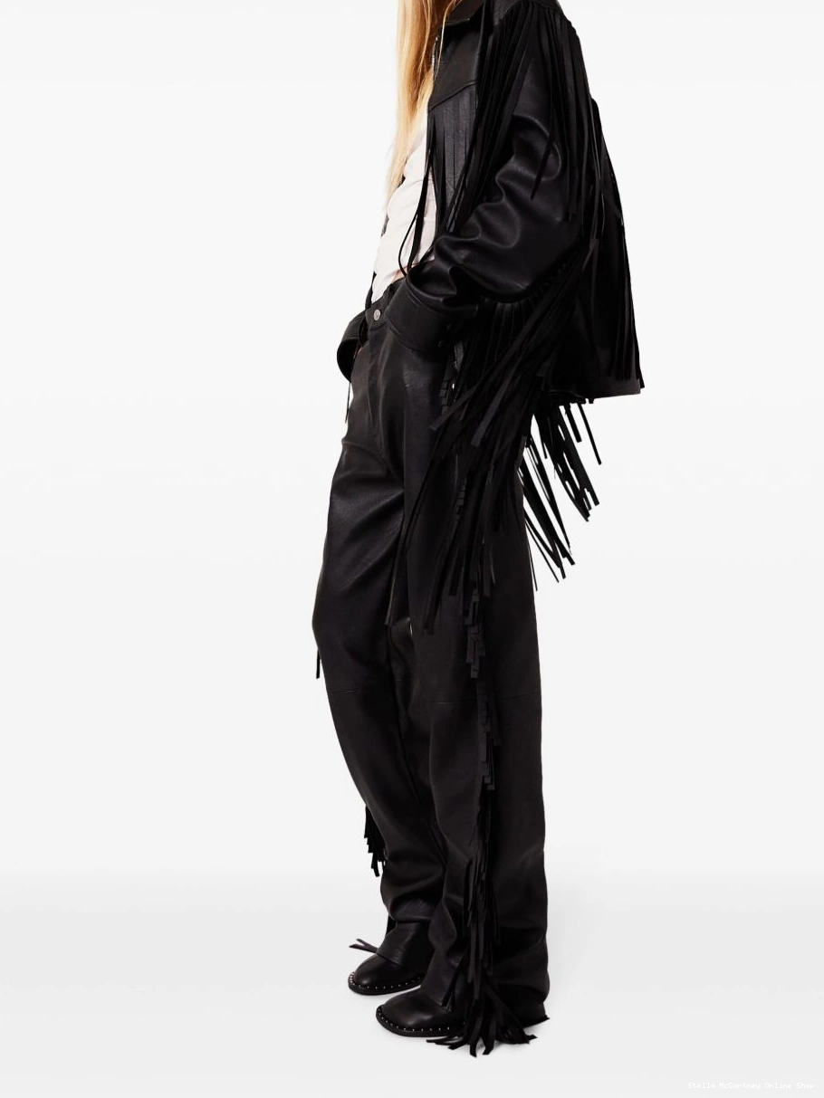 Affordable McCartney jacket fringe-detail Stella Women zip-up 0722